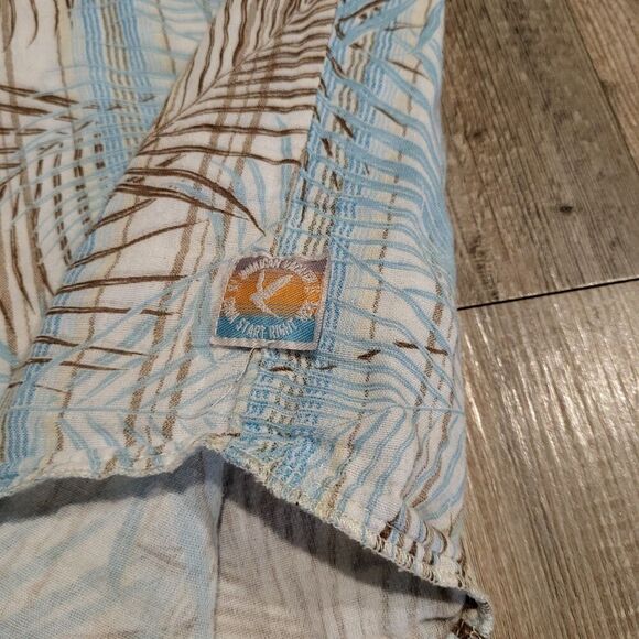 Its Five O'clock Somewhere Hawaiian Short Sleeved Button Up Shirt Men's Medium - Picture 7 of 8